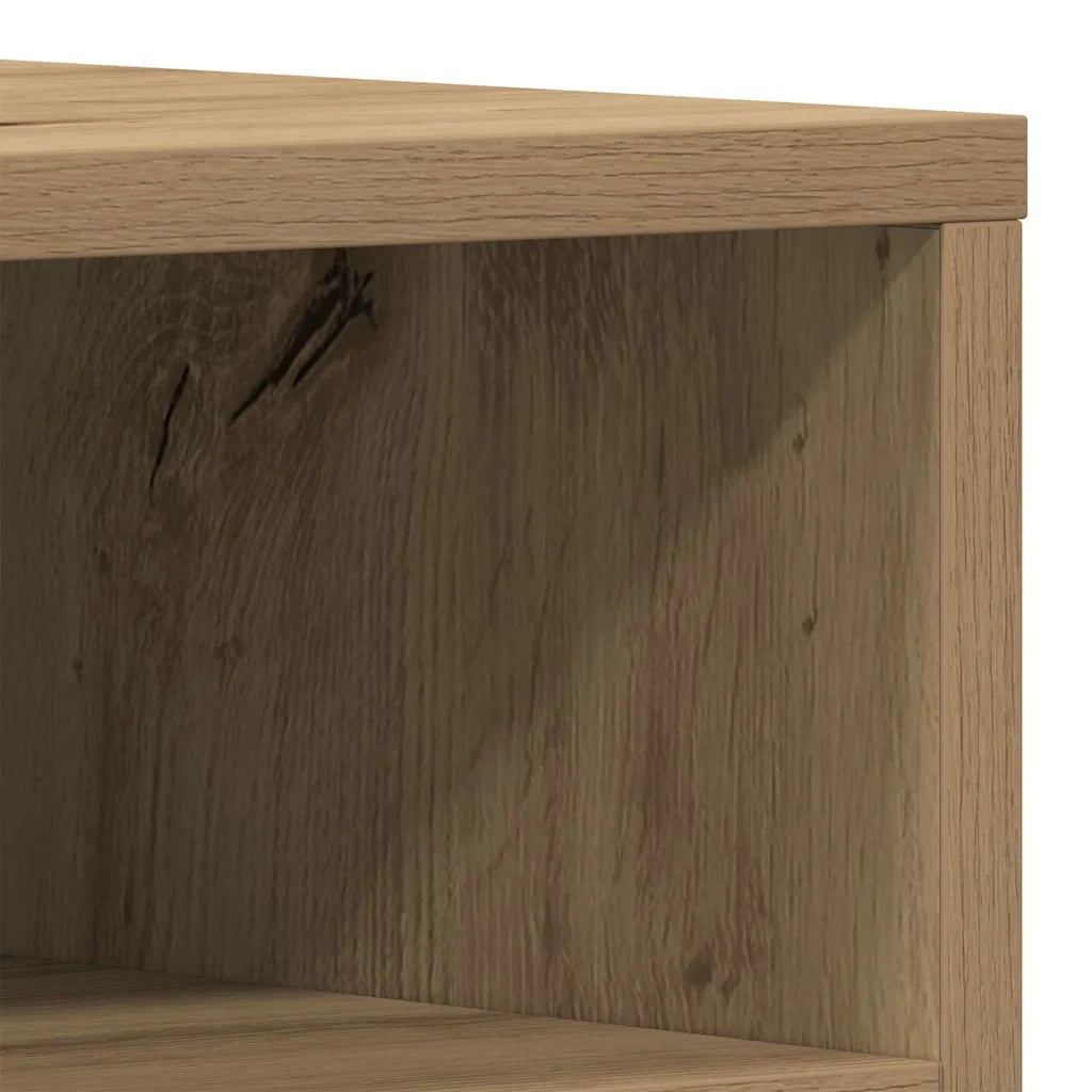 Mobile porta TV moderno con pratico vano contenitore 150 x 30 x 44 cm realizzato in legno di rovere ingegnerizzato artigianale 02_0051818