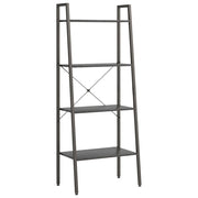 Scaffale Autoportante con 4 Ripiani Nero 56x35x140 cm CFW4741224