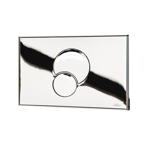 PLACCA DI COMANDO DUE TASTI MODELLO FIDIA DUO - CROMATA LUCIDA  - KAR