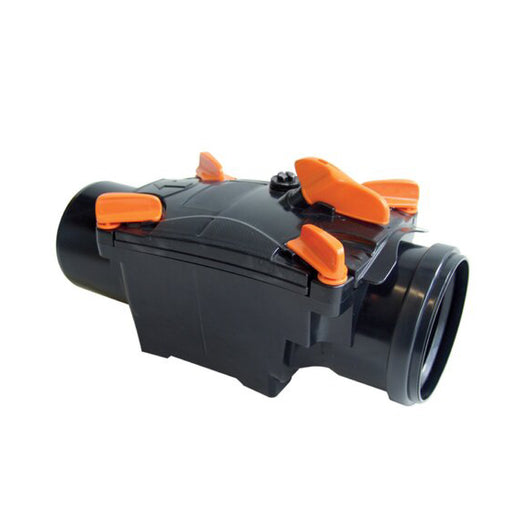 VALVOLA ANTIRIFLUSSO 2 PIATTELLI MASCHIO FEMMINA CON GUARNIZIONE A LABBRO  SERIE OTTIMA - Ø110  - NIC