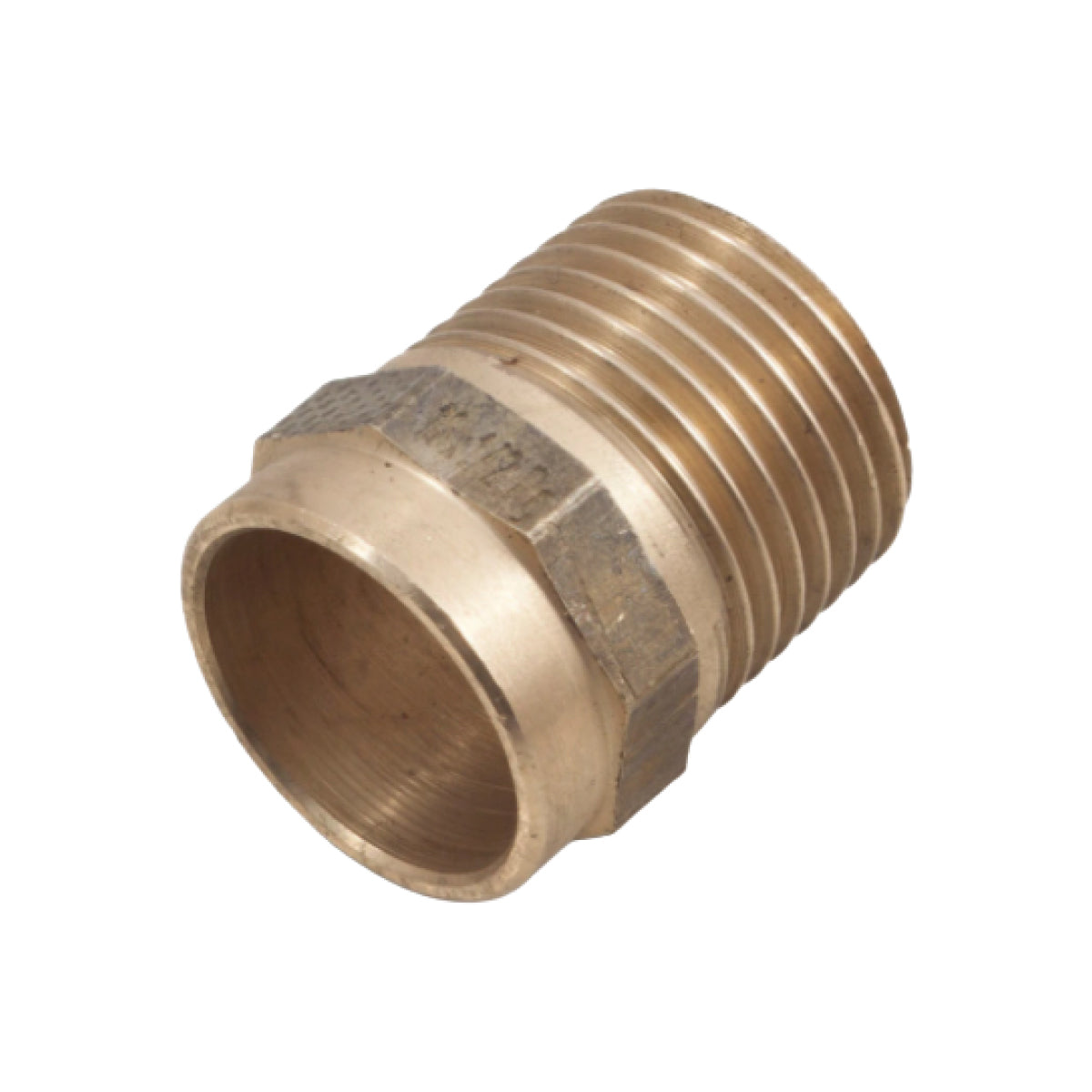 RACCORDO DIRITTO A SALDARE MASCHIO IN BRONZO SERIE 4000 - 1/2 Ø16  - CEX