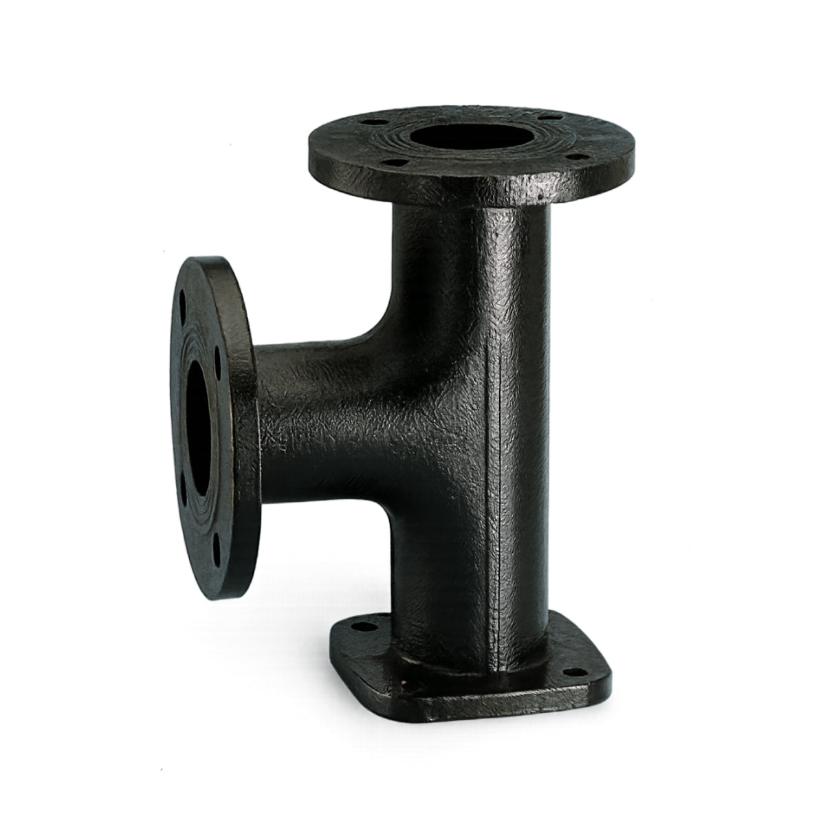 PIEDE FLANGIATO PER IDRANTE IN GHISA NERO DN80 - DN 80  - BOC