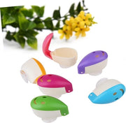 Set di protezioni per spazzole da denti con chiusura a molla - set da 4 pezzi - protezione per spazzola da denti - contenitore per spazzola da denti - contenitore per oggetti da toeletta - contenitore per accessori da casa