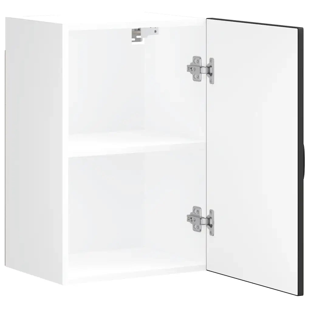 Pensile da Cucina-Armadio da cucina Kalmar Nero in Legno Multistrato 604786