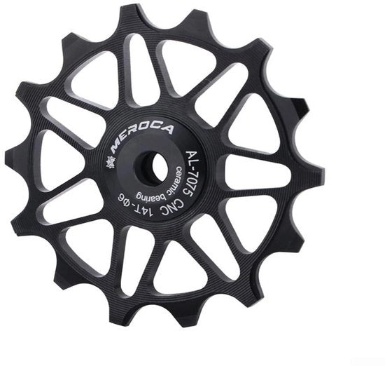 Derailleur posteriore leggero - Lega di alluminio CNC - Supporti ceramici - 12/14T - Resistente all'usura - Alta efficienza di trasmissione - Derailleur posteriore