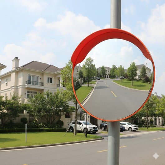 Specchio Stradale Parabolico Infrangibile Policarbonato ø 80 cm DB Vista DEBVERONA