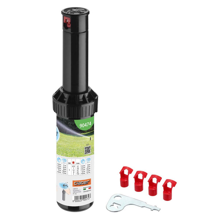 IRRIGATORE POPUP DINAMICO 90474 CLABER  SETTORE 1/2F ALZO CM 10