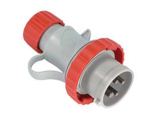 SPINA INDUSTRIALE VOLANTE ROSSA 3P+N+T 16A IP67- - cablaggio rapido 70145 - 1 pezzi FANTON