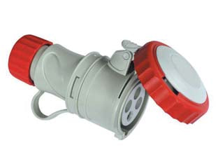 PRESA INDUSTRIALE VOLANTE ARGO ROSSA 3P+N+T 16A IP67- - cablaggio rapido 71145 - 1 pezzi FANTON