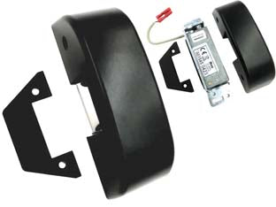 INCONTRO ELETTRICO PER MANIGLIONE ANTIPANICO SERIE IDEA BASE PUSH NERO- - (5680000) - 1 pezzi ISEO