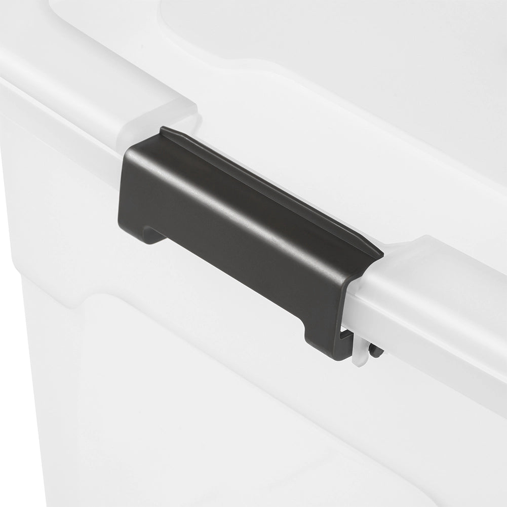 Set Scatole 4 x 30 L Portaoggetti in Plastica Cassetto Contenitore Salvaspazio