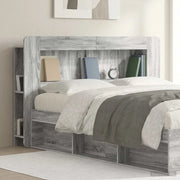Testata del letto Grigio Sonoma Legno ingegnerizzato