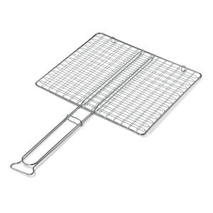 GRATICOLA DOPPIA SENZA PIEDI 35X40 CM- OMPAGRILL- 1,0 pz