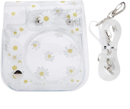Borsa a Spalla Translucida per Fotocamera - Adatta per Mini 11/9/8 - Realizzata in PVC di Alta Qualità - Cinturino Regolabile - Prodotto Sostenibile e di Stile - Borsa per Fotocamera