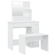 Set da toeletta mobili per camera da letto 86,5 x 35 x 136 cm bianco lucido 02_0006350