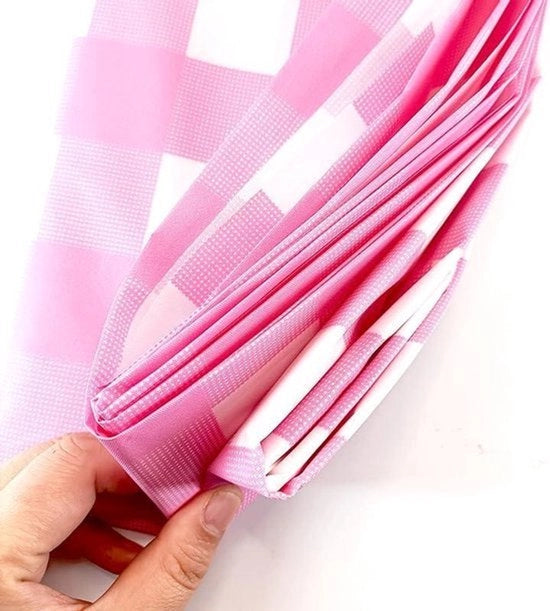 Tavolo da picnic - Set di tovagliette - Umidità resistente - Forma rettangolare - Materiale plastico - 2 Pack