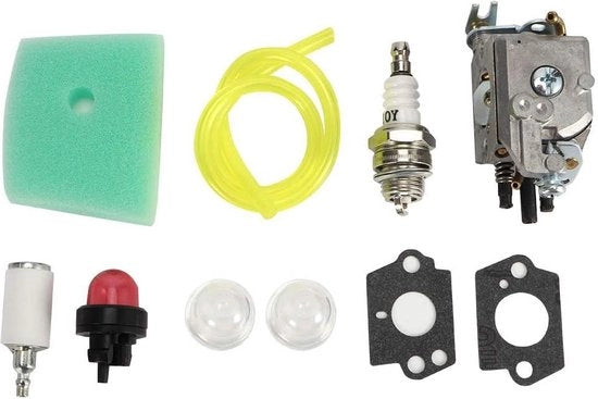 Accessori di sostituzione carburatore in alluminio - Husqvarna 223L 223R 323RJ 325RJX 

Nota: se presente, rimuovo il nome del marchio (Husqvarna)