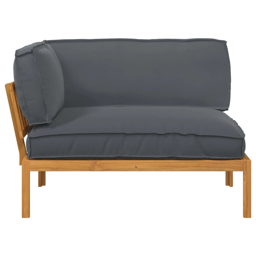 Set di divani con cuscino Antracite 133 x 92 x 69 cm