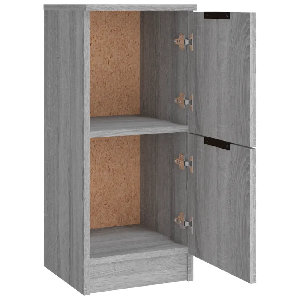 Credenze 3 pz Grigio Sonoma in Legno Multistrato 3115850