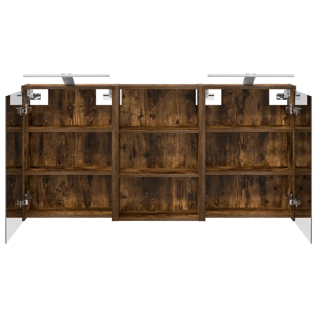 Set di Armadi da Bagno con lo scaffale 3 pcs 126 x 16 x 62.5 cm 3403836