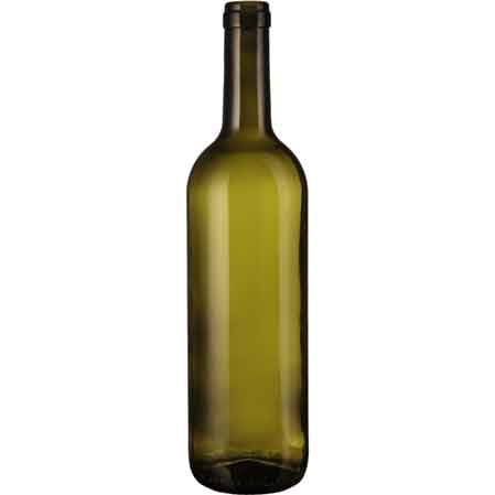 BOTTIGLIA IN VETRO TIPO 'BORDOLESE' 1500 ml - colore uvag- 12 pezzi
