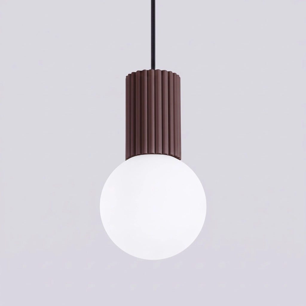 Lampada a sospensione HALO 1 marrone