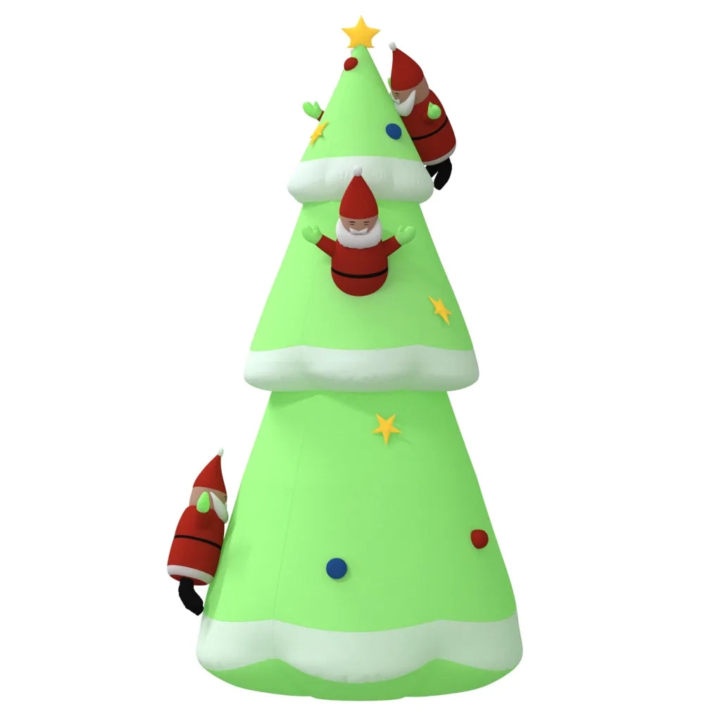 Albero di Natale Gonfiabile con LED 500 cm 345295