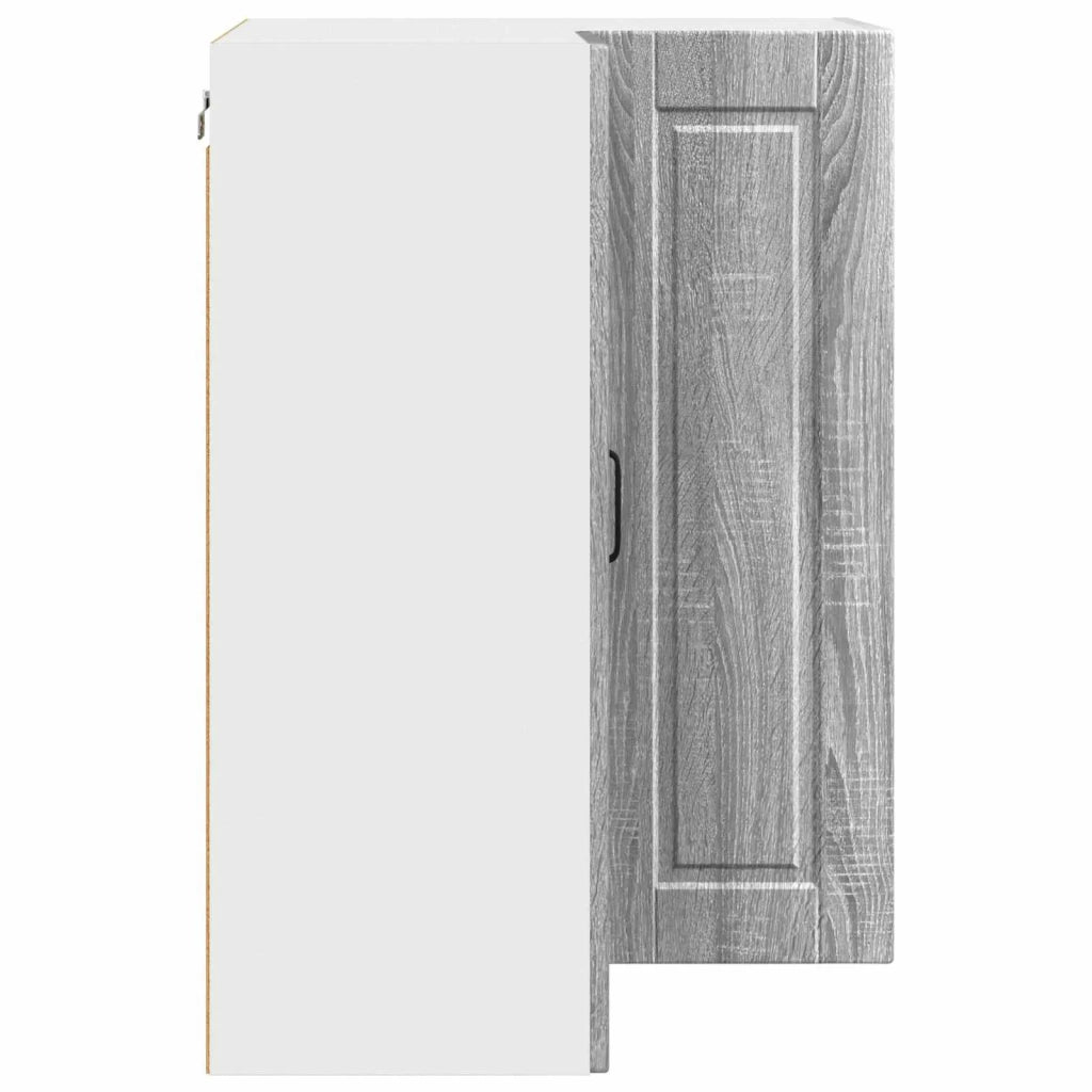 Pensile da cucina | Mobile angolare per parete PORTO Grigio Sonoma 57 x 57 x 80 cm