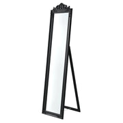 Specchio da terra inclinabile 160 x 40 cm nero opaco 03_0007964