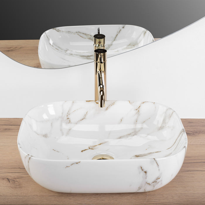 Lavabo Da Appoggio Rea Belinda Aiax Shiny