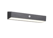 Applique da esterno LED solare nera IP44 SILVES RL
