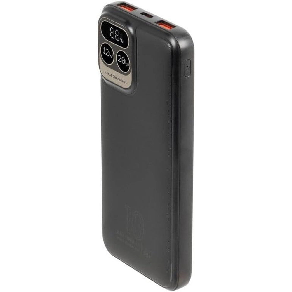 Trade Shop - Power Bank A Ricarica Rapida 15000mah 66w Con Display Led Digitale 4 Cavi Integrati Q-cd554 -
