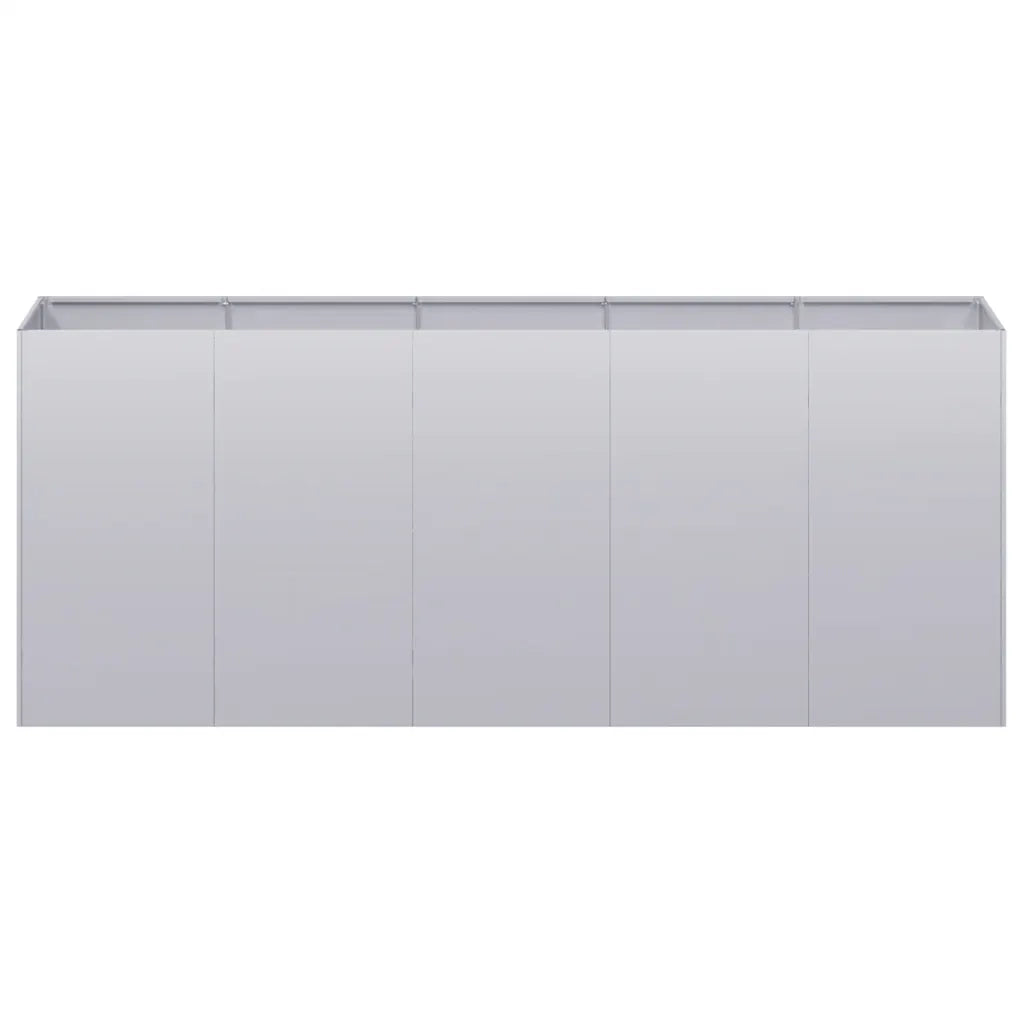 Fioriera 200x40x80 cm in Acciaio Zincato 860729