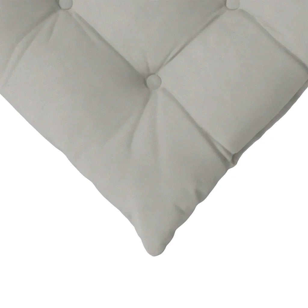 Cuscini per Seduta 4 pcs Grigio chiaro 40 x 40 x 6 cm 42015176
