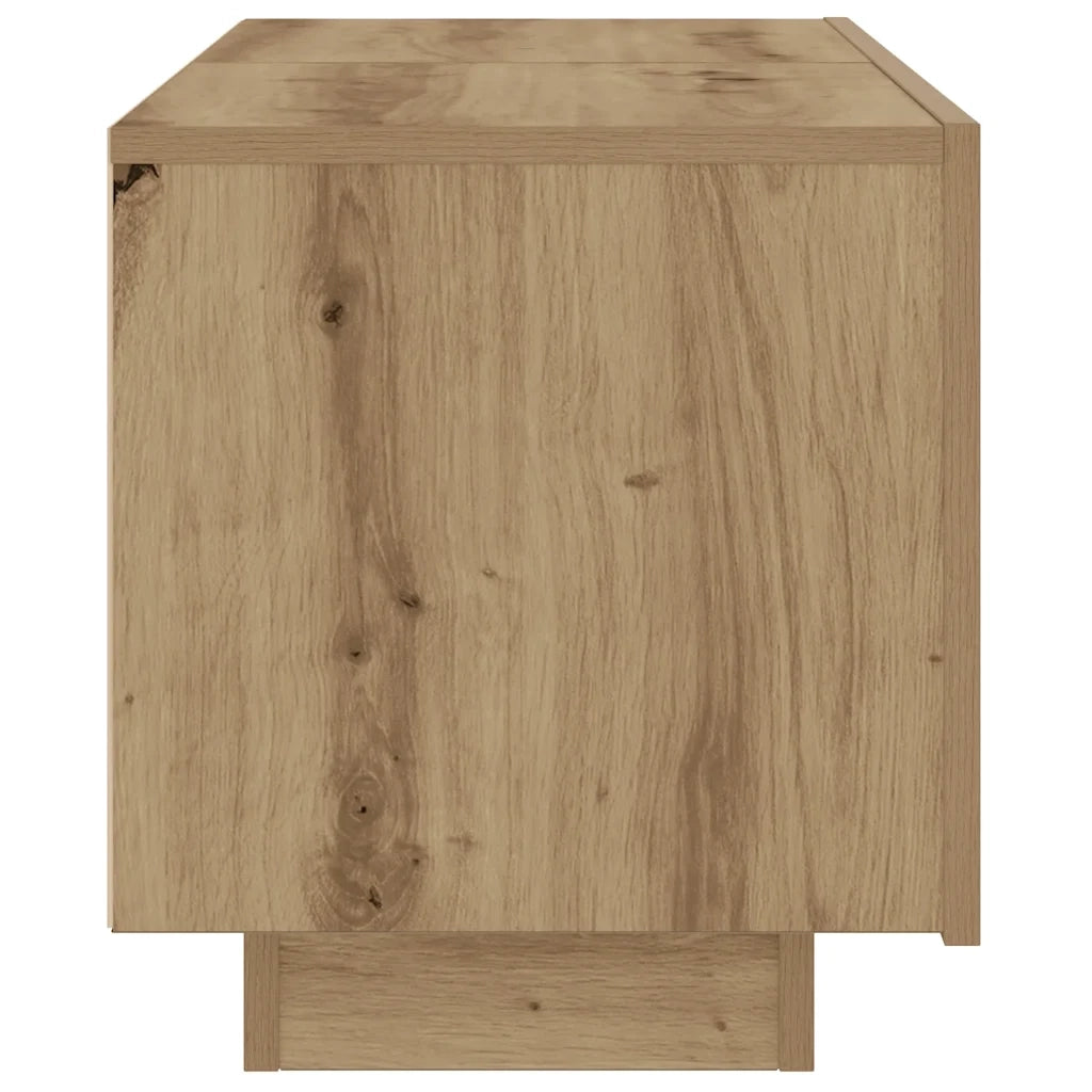 Comodino Rovere Artigianale 100x35x40 cm in Legno Multistrato 3329174