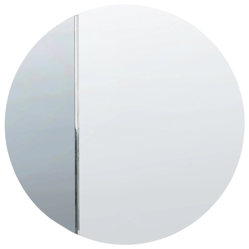 Specchio da parete blu 79 x 79 cm di forma rotonda con ganci Decorazione da parete in stile moderno