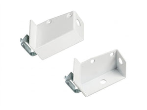 REGGIPENSILE REGOLABILE CON FORI in plastica colore bianco 10 pezzi