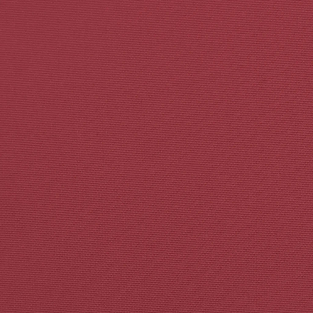 Cuscini per Pallet 3 pz Rosso Vino in Tessuto 360953