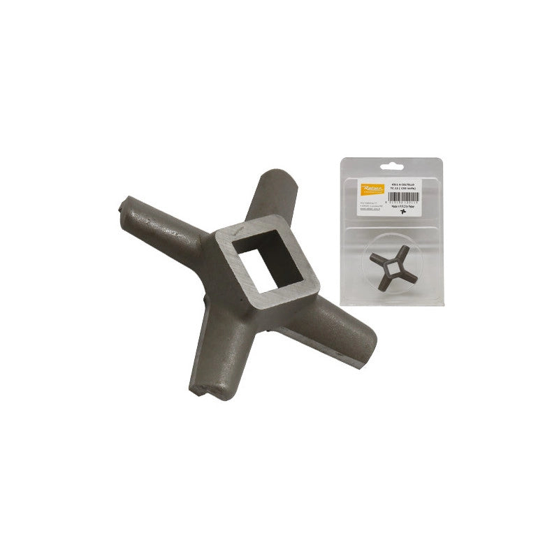 Coltello per tritacarne N.5 – acciaio al carbonio – lame autoaffilanti – Reber 4006A