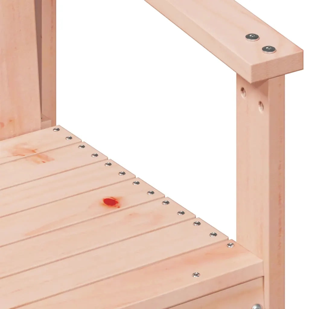 Sedia da patio-Sedia da Giardino 62x56x77 cm in Legno Massello di Douglas