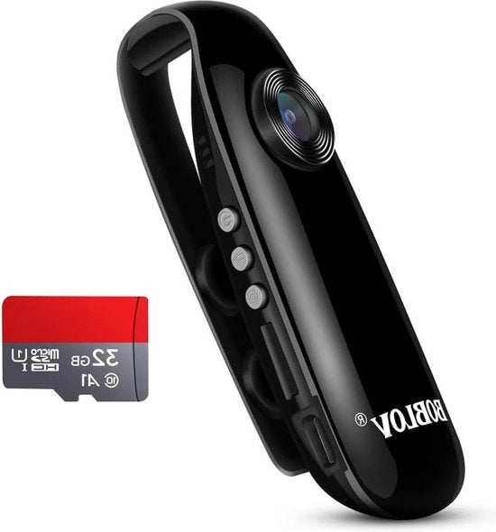 Cassa Segreta - Mini-Camera di Sorveglianza 1080p Full HD per Motocicletta, Bicicletta e Sport con Carta TF da 32 GB - Qualità HD - Registrazione Video di Sorveglianza