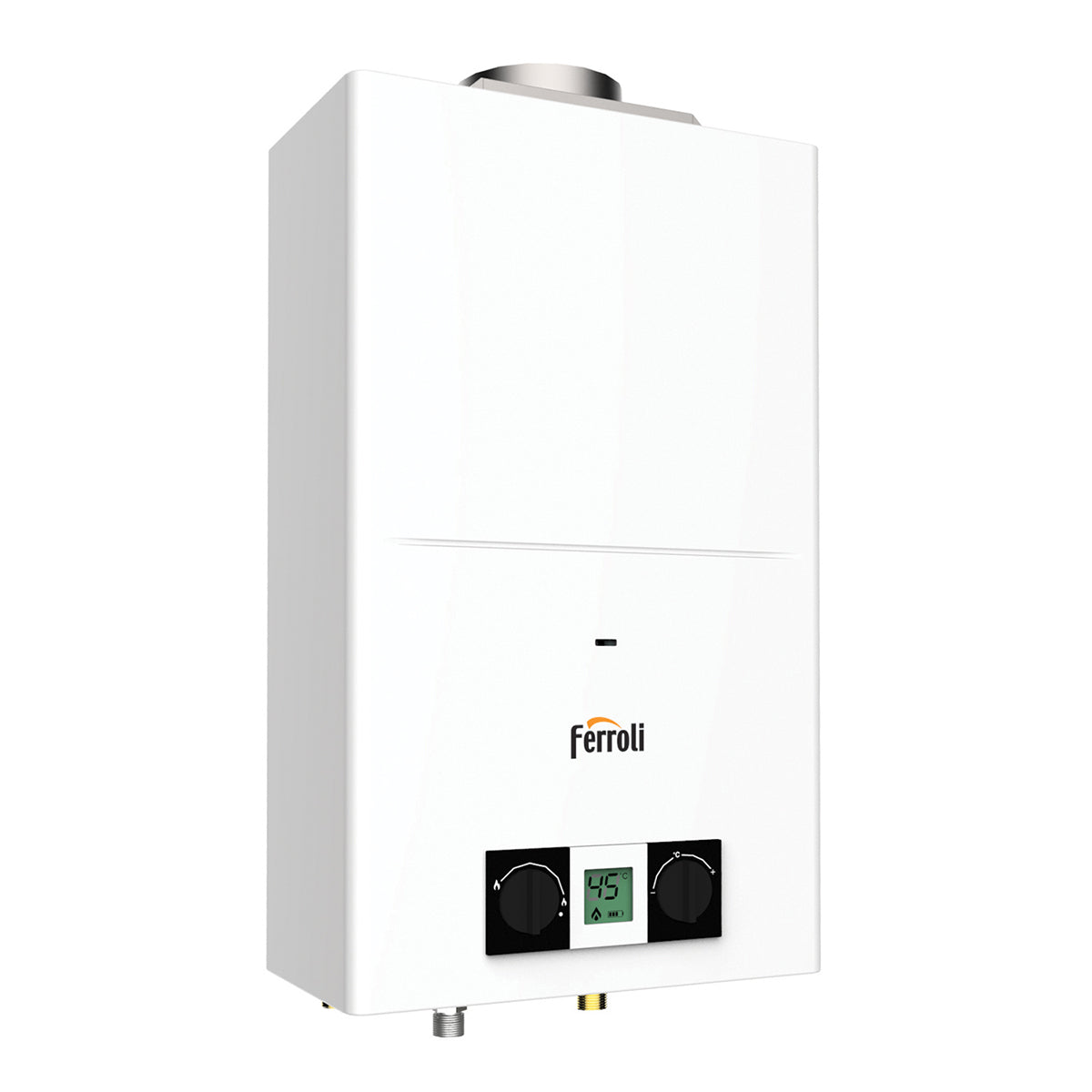 SCALDABAGNO A GAS CAMERA APERTA PEGASO ECO- 11 l/min - Metano- FERRO- pezzi 1