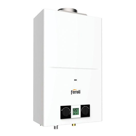 SCALDABAGNO A GAS CAMERA APERTA PEGASO ECO- 14 l/min - Metano- FERRO- pezzi 1