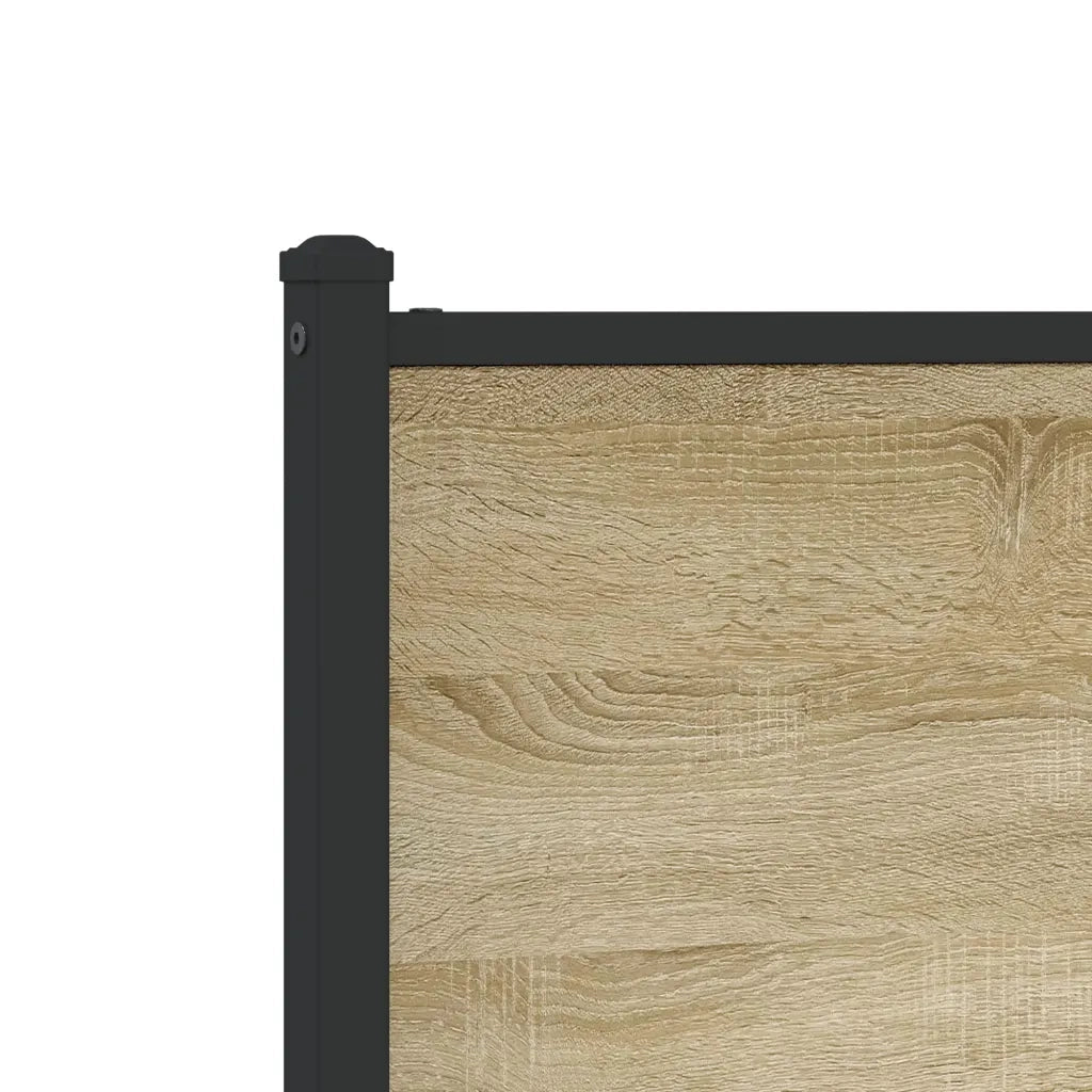 Giroletto senza Materaso in Metallo Rovere Sonoma 107x203 cm