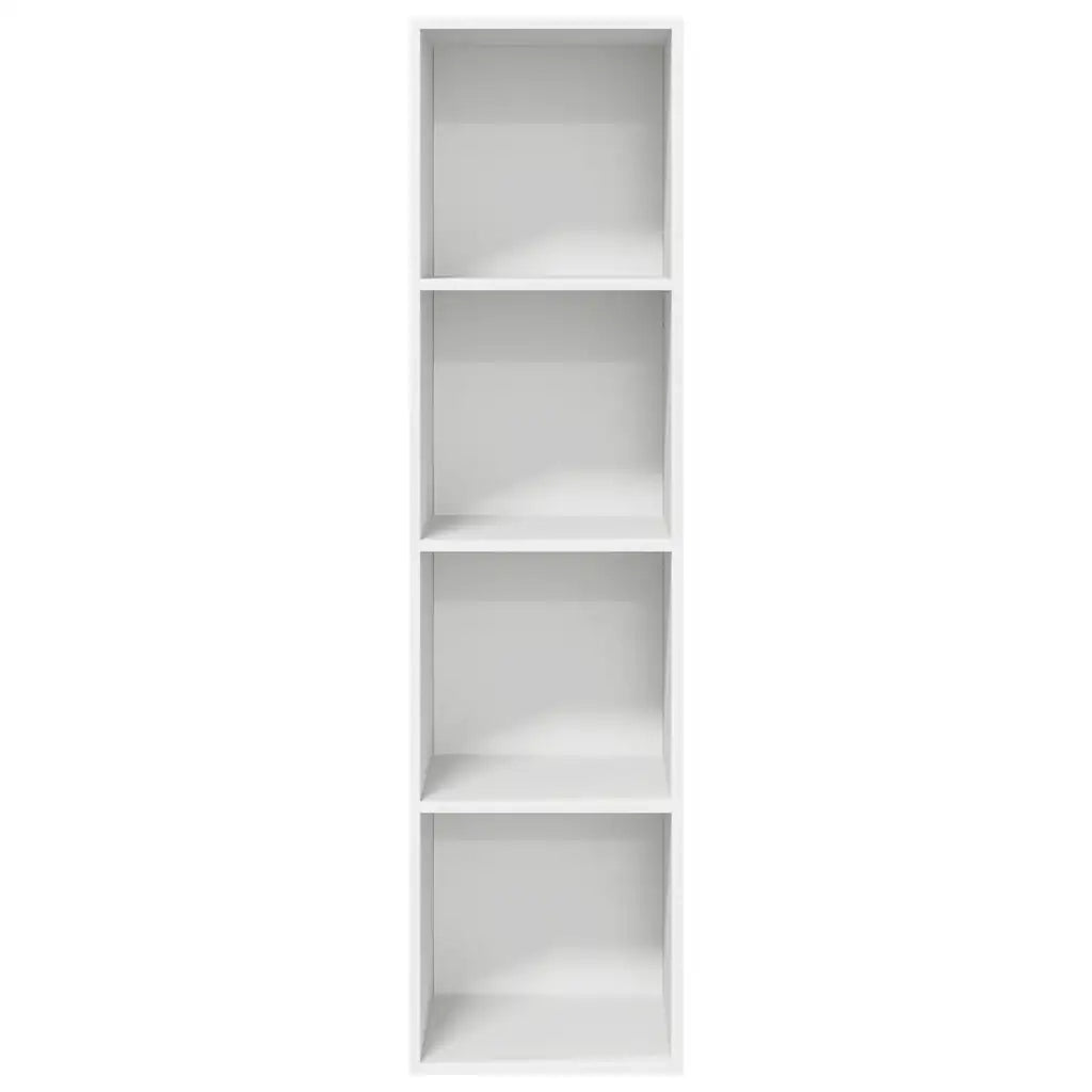 Armadietto da Parete per TV Bianco 37x37x142,5 cm in Truciolato
