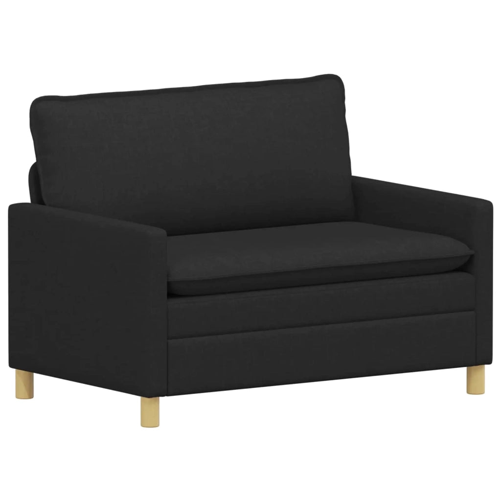 Set di divani 2 pz Nero Tessuto 3417121