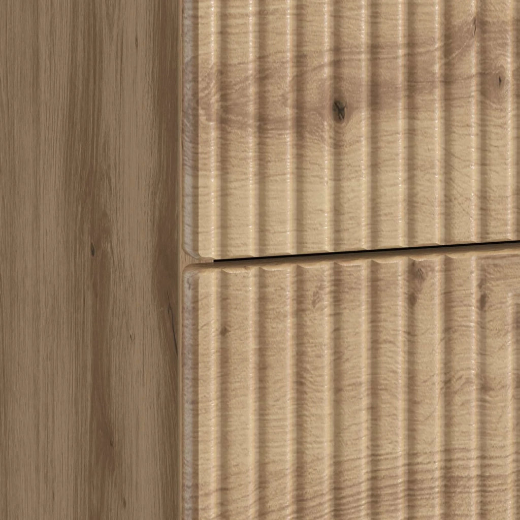 Armadio da Notte 2 pcs Rovere Artigianale 43 x 34,5 x 47,5 cm 894774