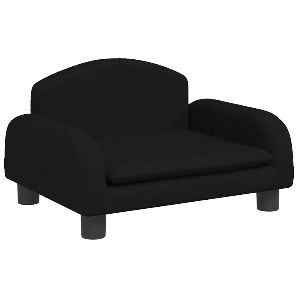 Lettino per Cani Nero 50x40x30 cm in Tessuto 171975