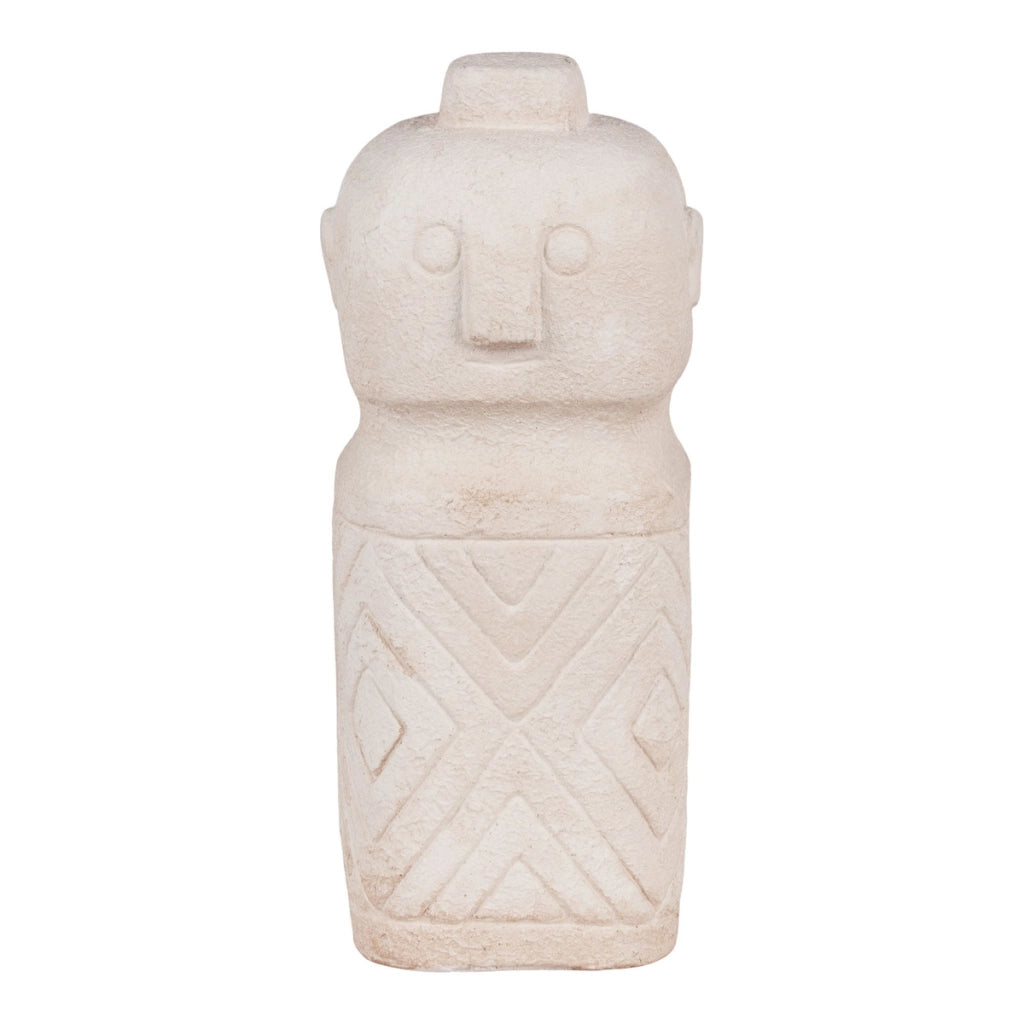 Vaso Decorativo Decoration, Beige, Ceramica, 6,5x6,5x15 cm