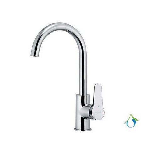 MISCELATORE MONOCOMANDO LAVELLO CANNA ALTA GIREVOLE LINEA SURF ECO- Cromo- MARIA- pezzi 1